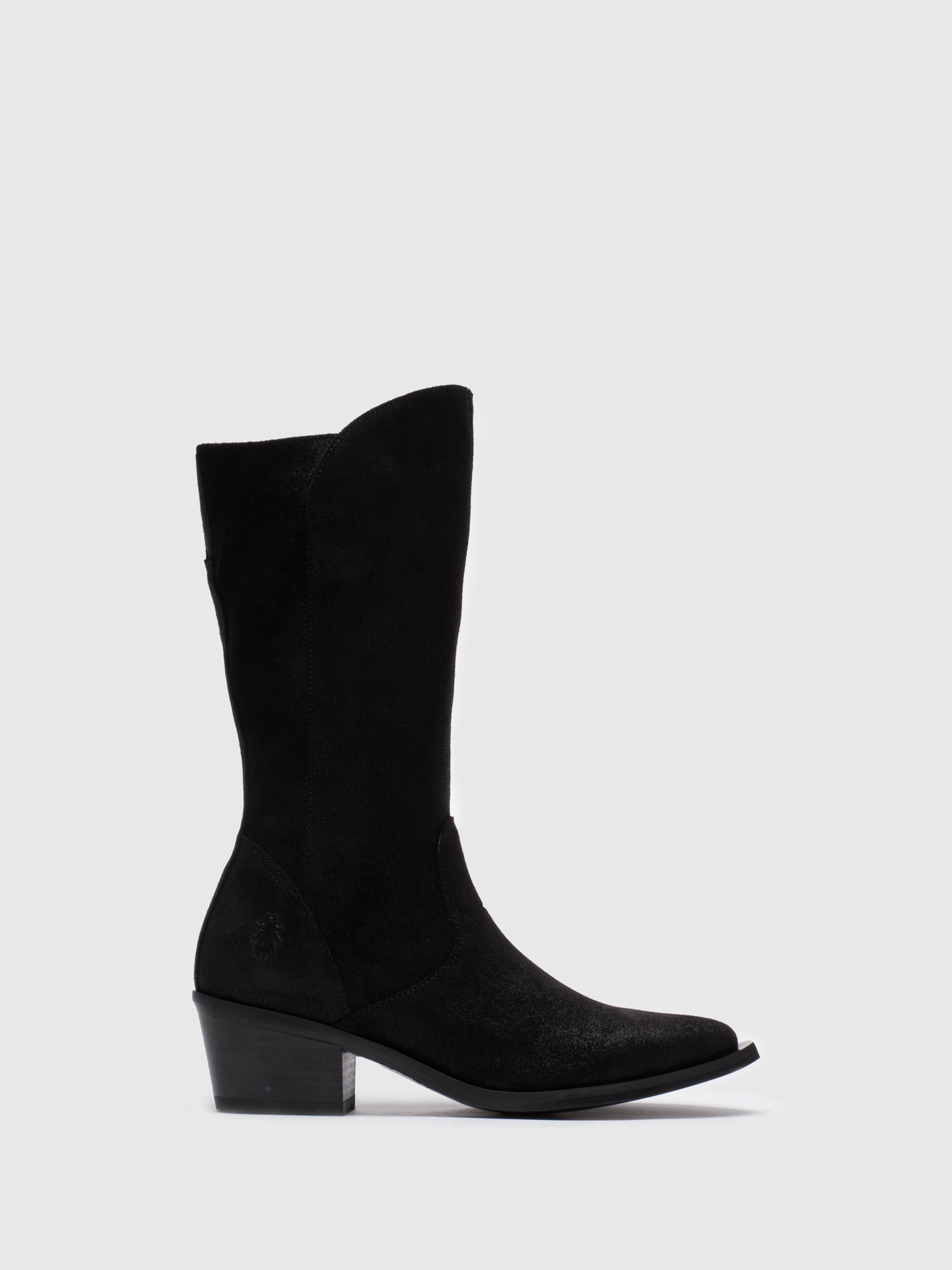 Fly London Black Zip Up Boots